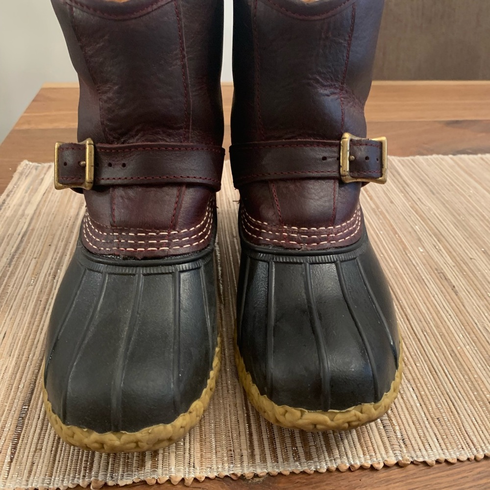 L L Bean shearling lined women’s boots